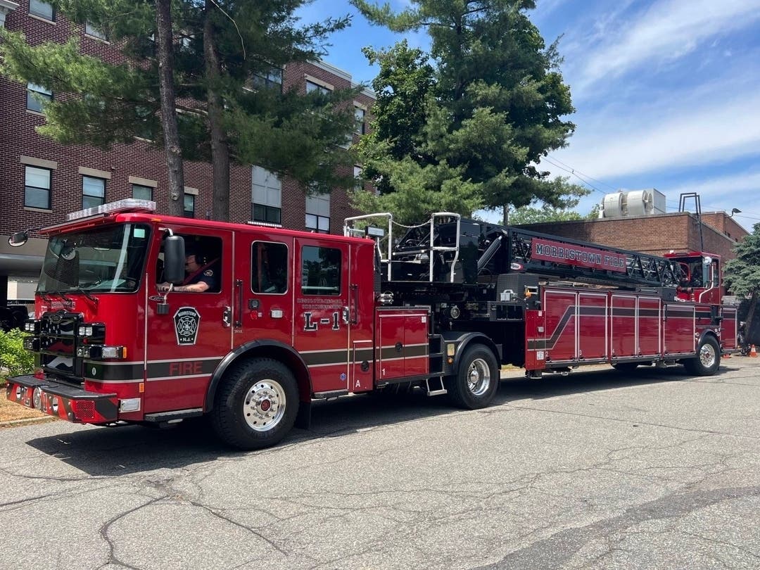 Morristown Fire Department Adds New 'Enforcer' Aerial Ladder Truck 