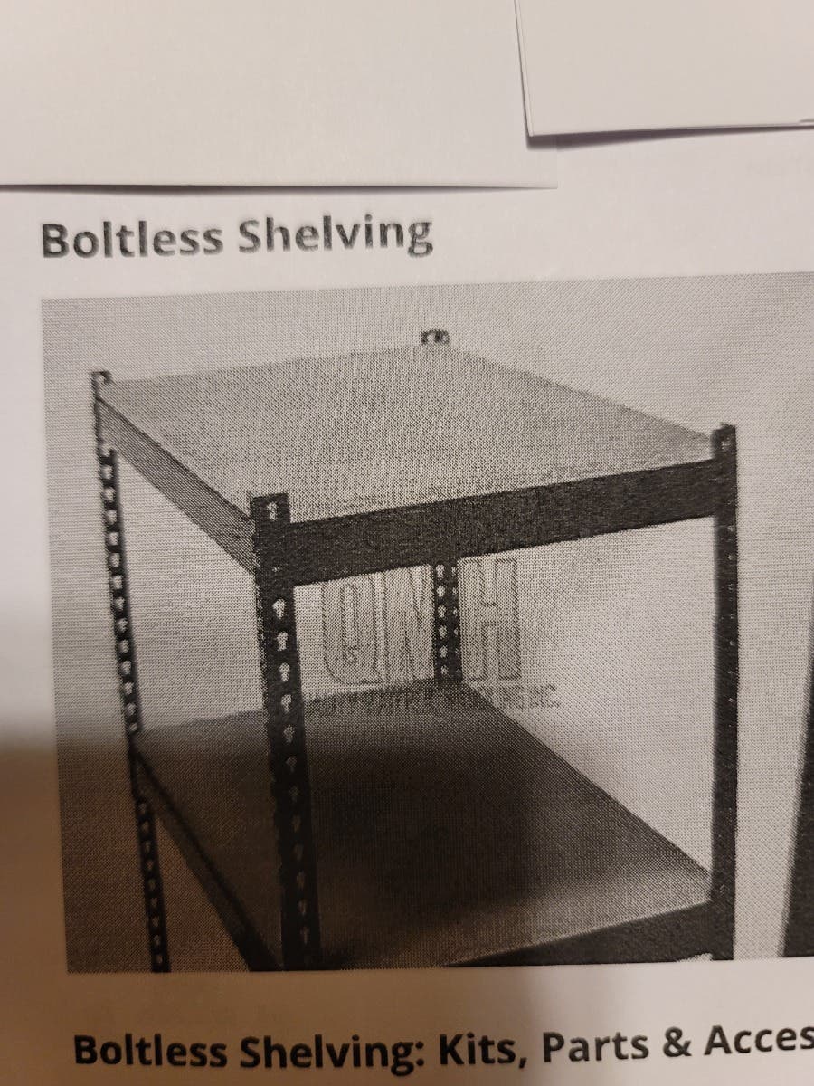 Industrial Boltless Shelving Units