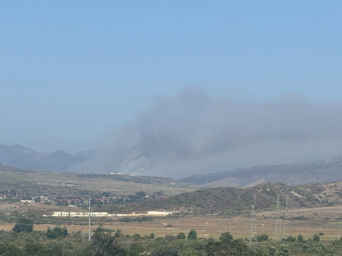 30-Acre Fire Burning In Camp Pendleton Friday