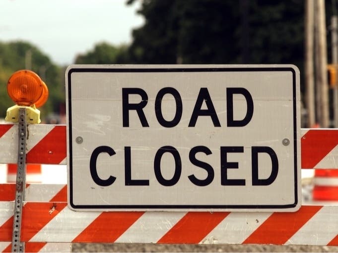 All northbound and southbound lanes on Fort St will be closed until 5:00 a.m. Monday Sept. 13.