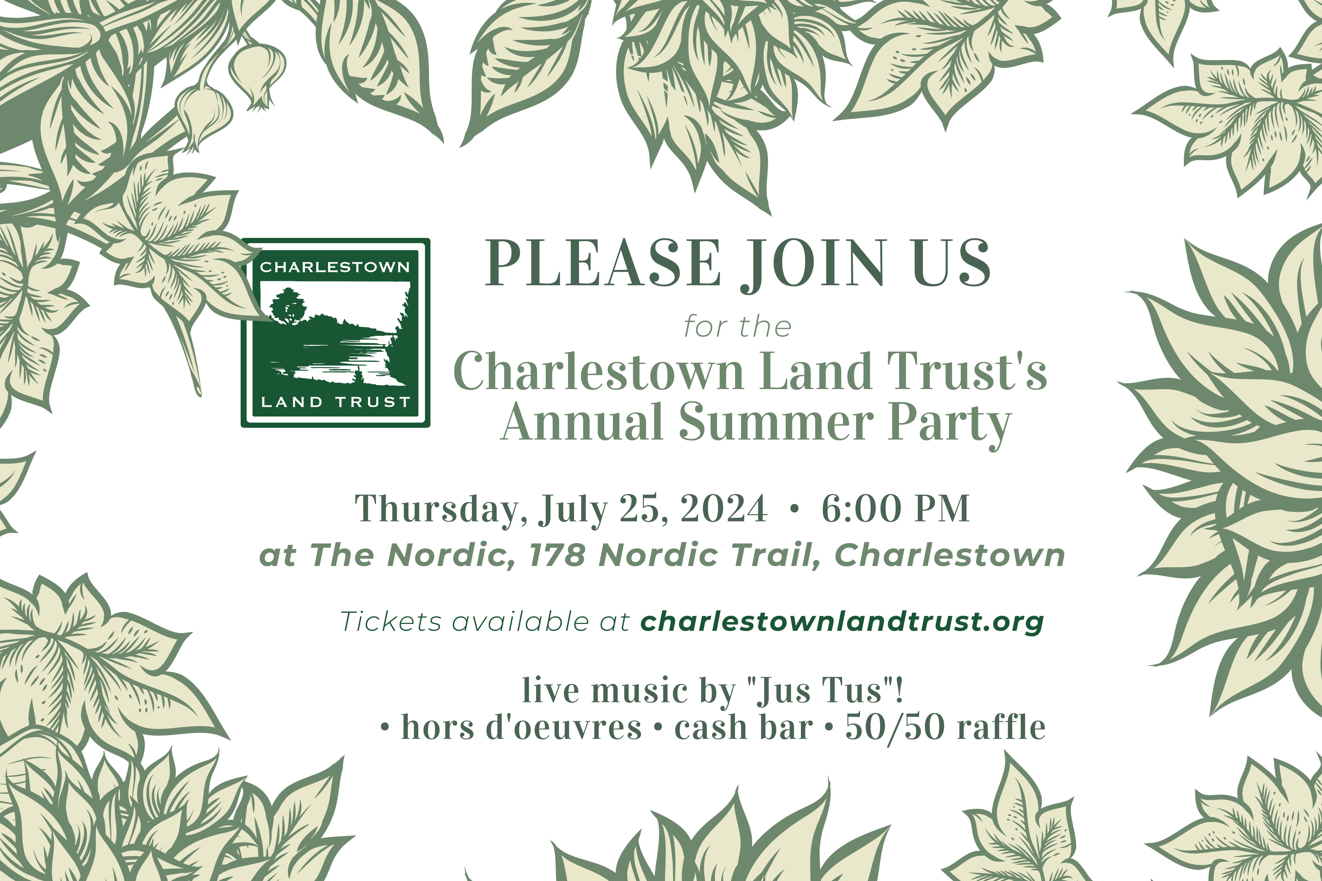Charlestown Land Trust's Annual Summer Party