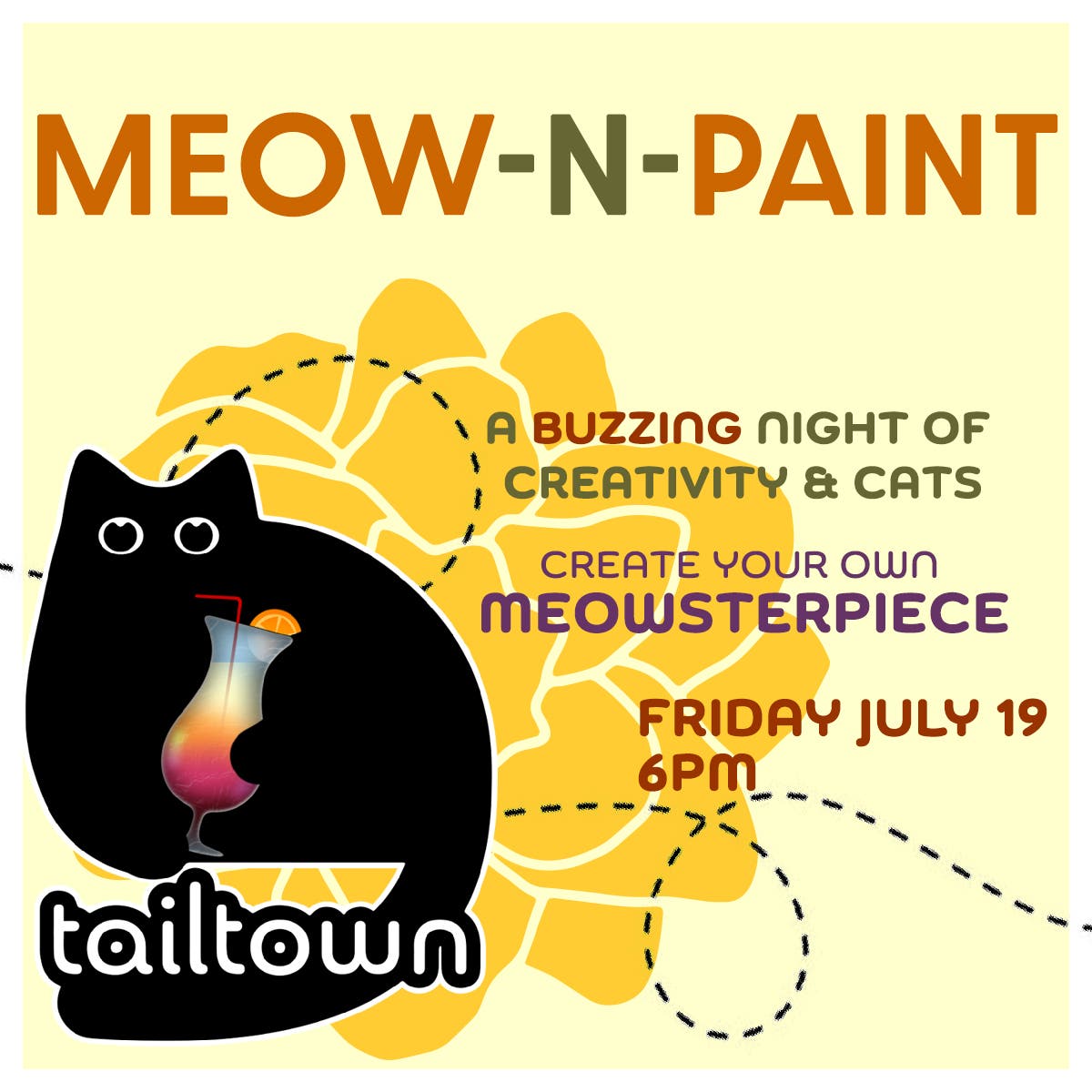 Meow & Paint: Summer Cats