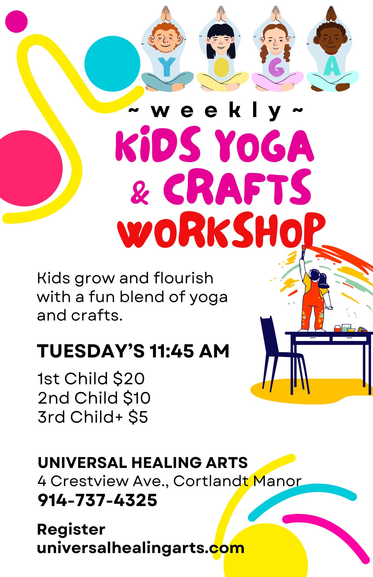 Kids Yoga & Crafts