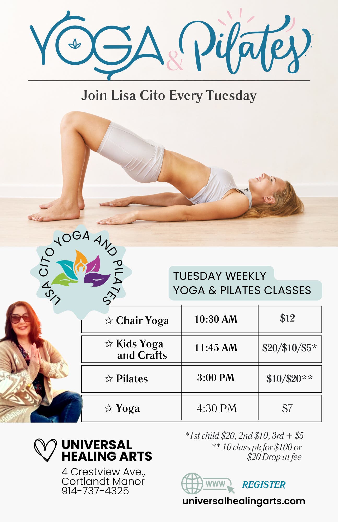 Yoga $7 with Lisa Cito 