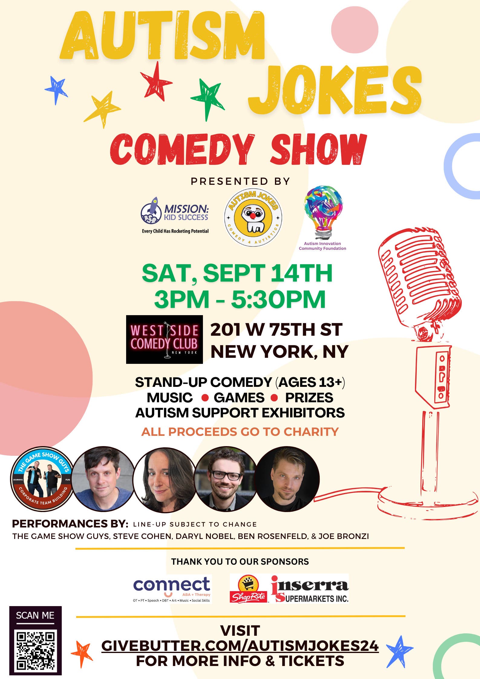 Autism Jokes Comedy Show Fundraiser