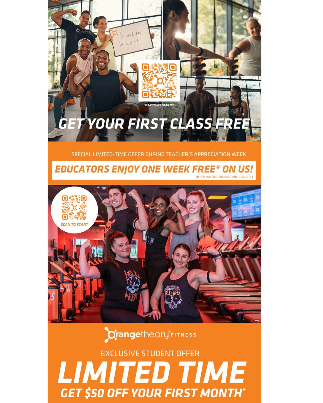 Orangetheory Fitness Celebrates Summer with Student & Educator Offers