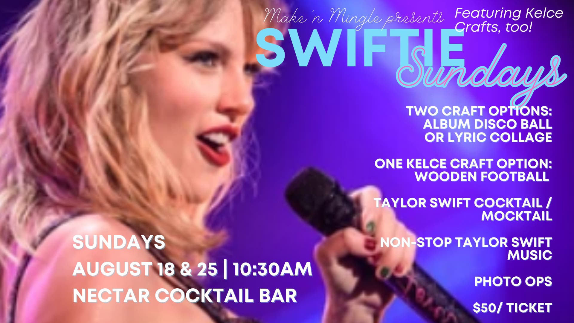 Swiftie Sundays by Make 'n Mingle