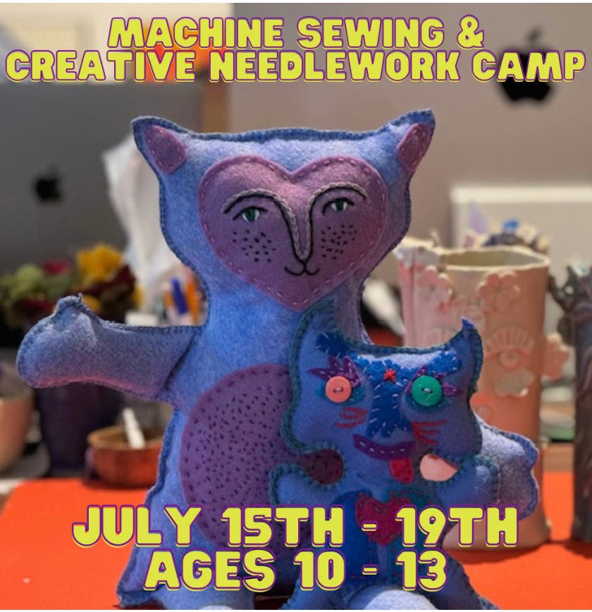 Machine Sewing & Creative Needlework Camp