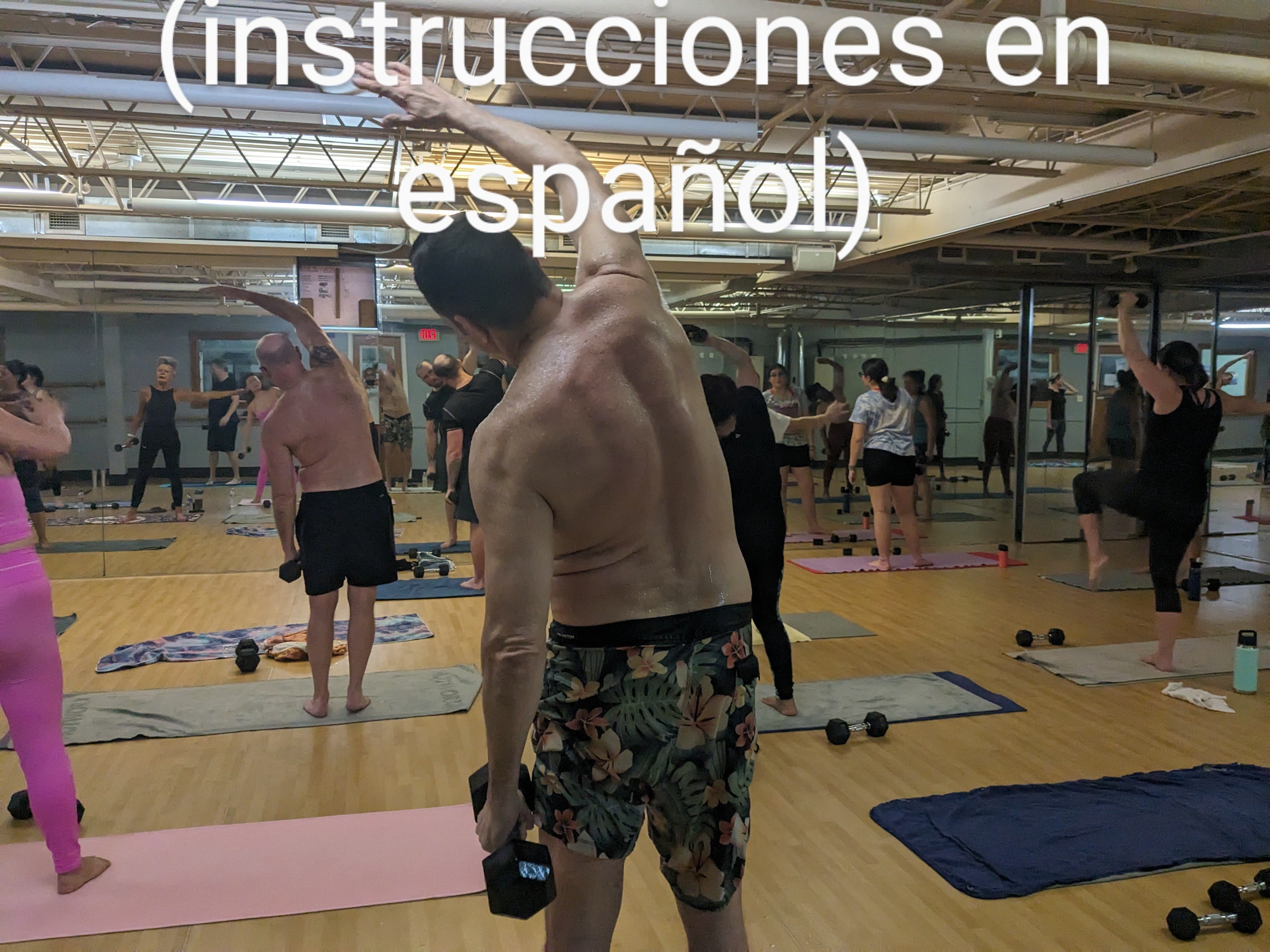 Clase gratuita de Inferno Hot Pilates en español con Gustavo García