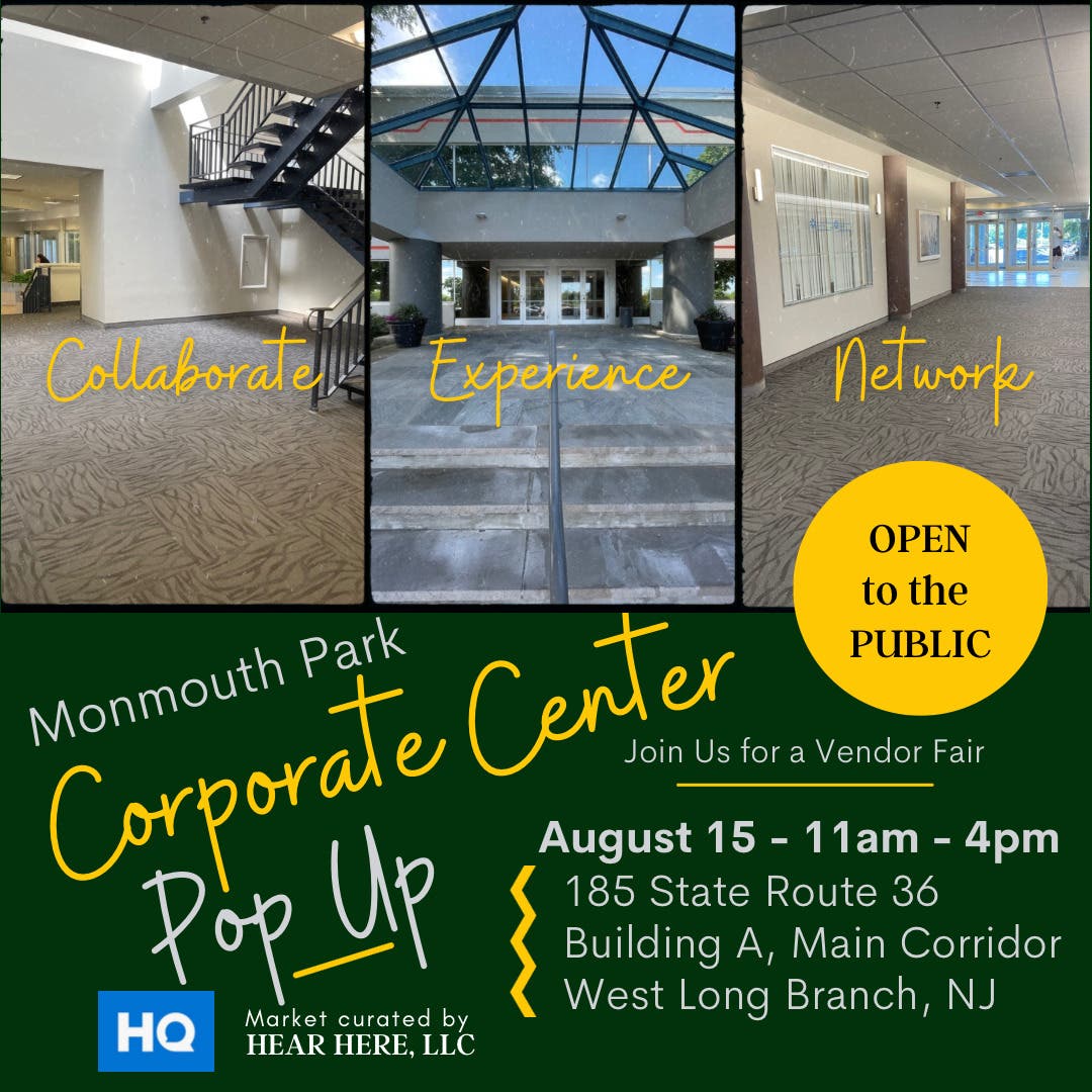 Monmouth Park Corporate Center Pop Up!