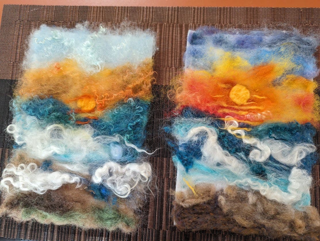 Needle Felting: Painting with Wool