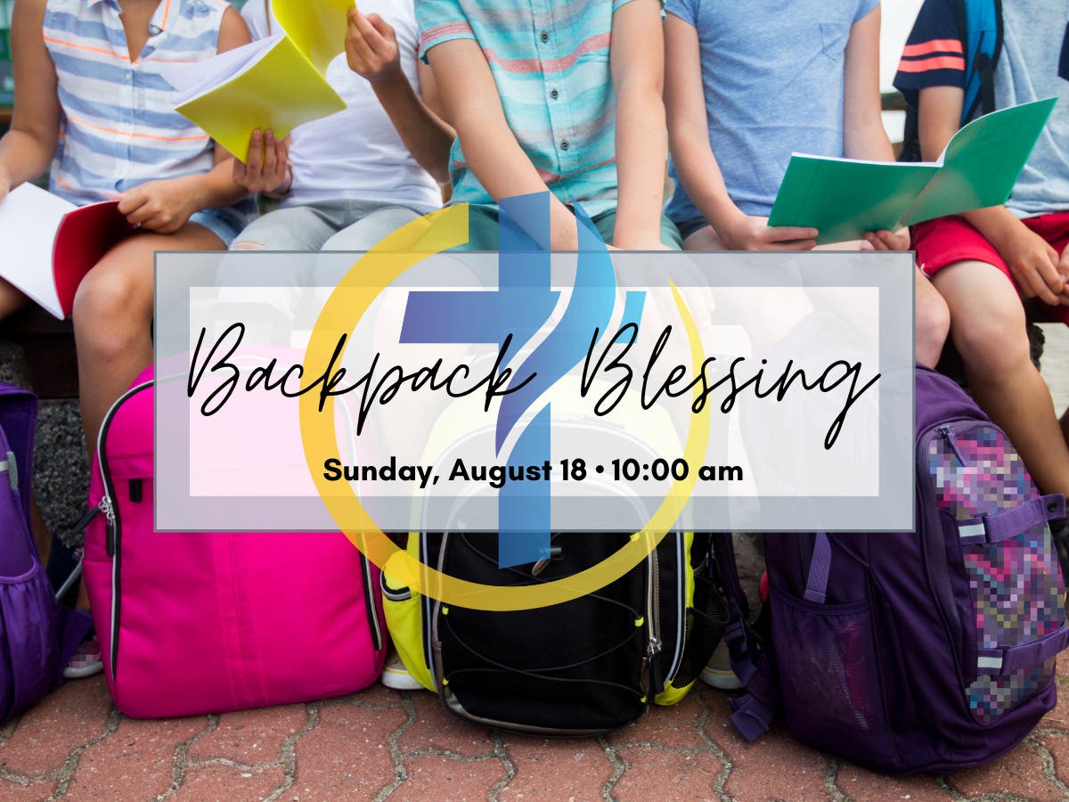 Back to School Backpack Blessing