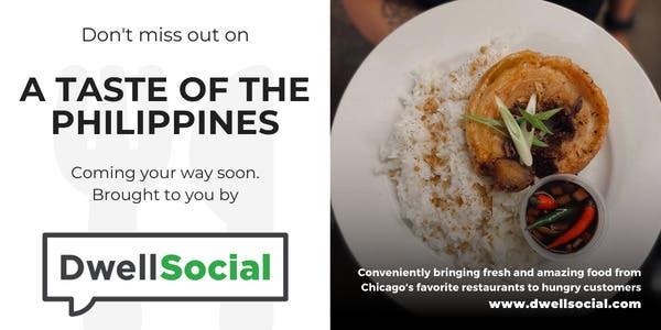 Enjoy authentic Filipino flavors next Thursday from A Taste of the Philippines! Order by noon, 7/11