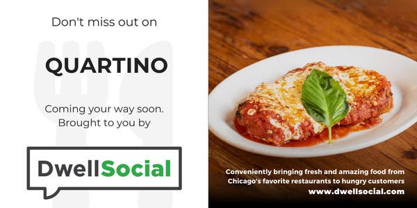 Get Italian Shared Plates from River North's Quartino! Order by 10am.