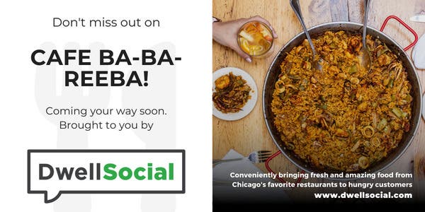 Tapas and Paella at home with Cafe Ba-Ba-Reeba! Order by 10am.