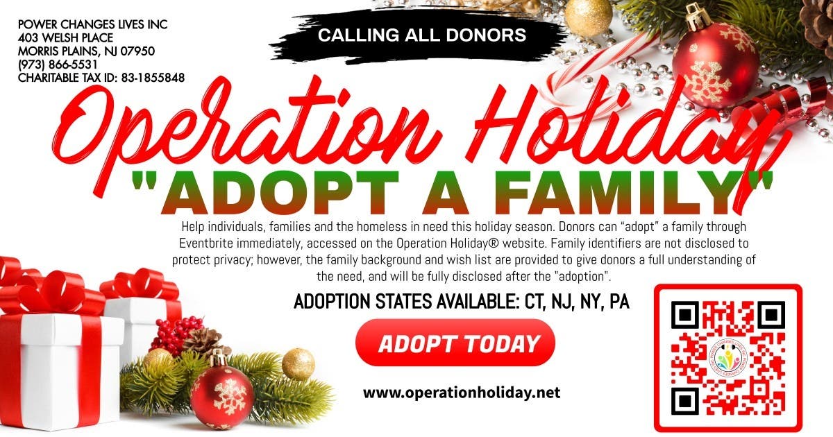 Operation Holiday® Calling All Donors to “Adopt A Family”