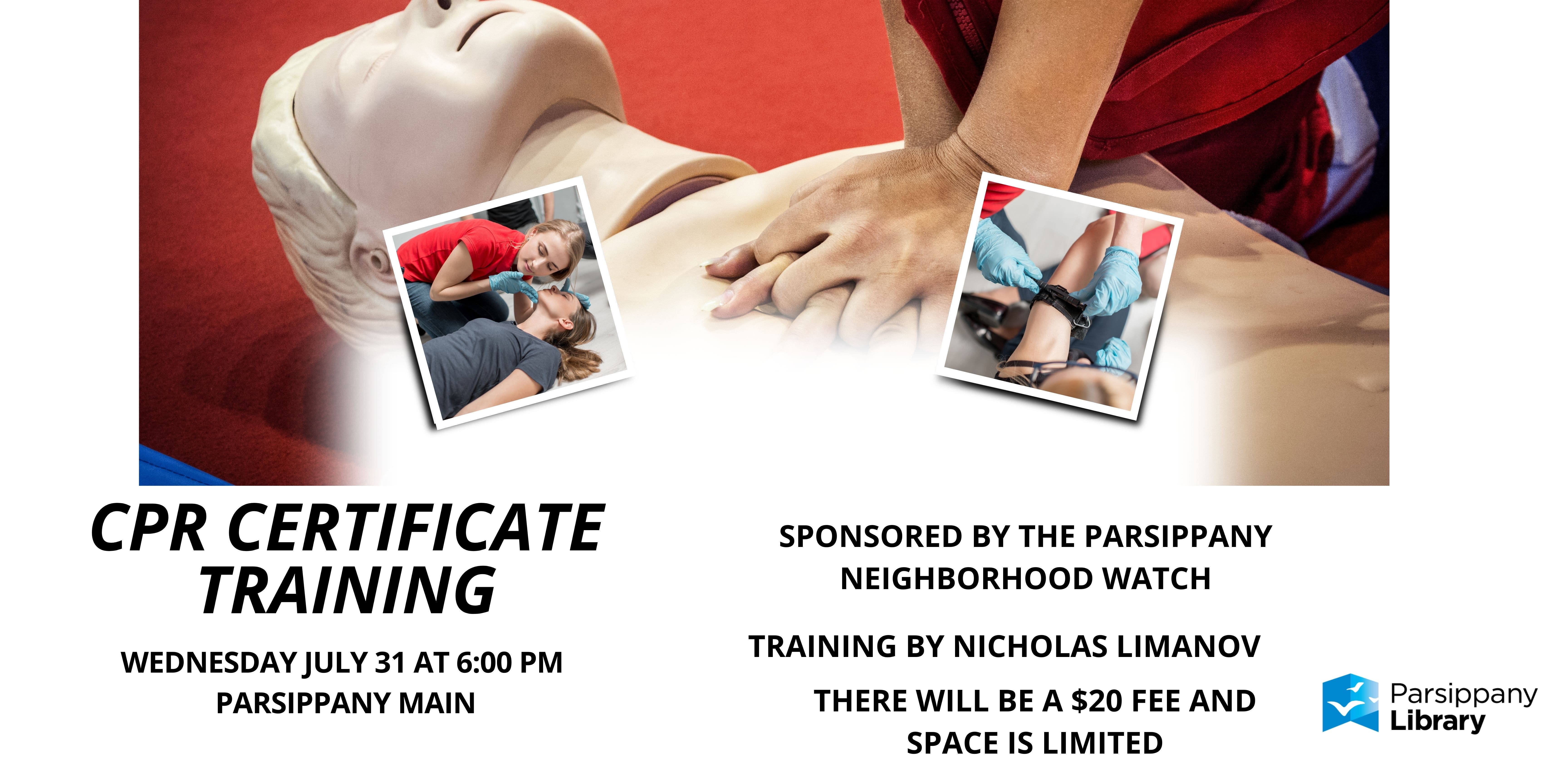 CPR Certification with Parsippany Neighborhood Watch