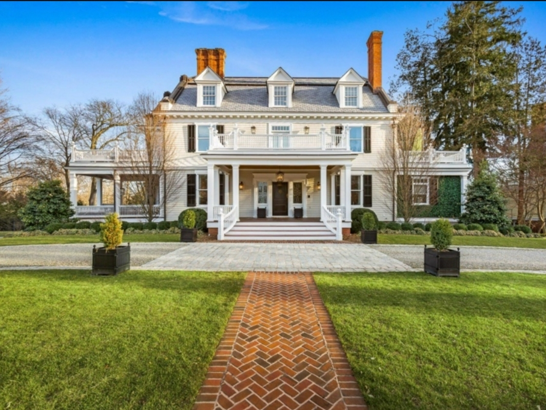 $5.5M Colonial Home Offers Tranquil Privacy In Morristown: Take A Look