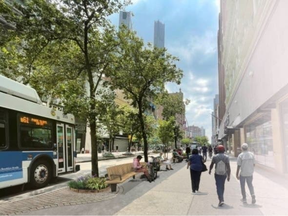 $8M Revamp Of Downtown Brooklyn's Fulton Mall Set To Begin 