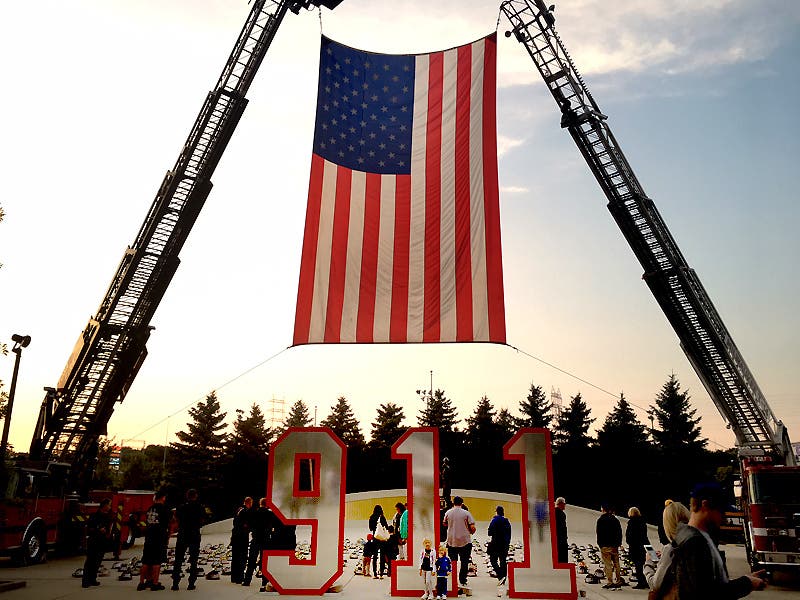 This picture from a previous Sept. 11, 2001, commemoration event will likely be taken in many U.S. cities in the next few days.