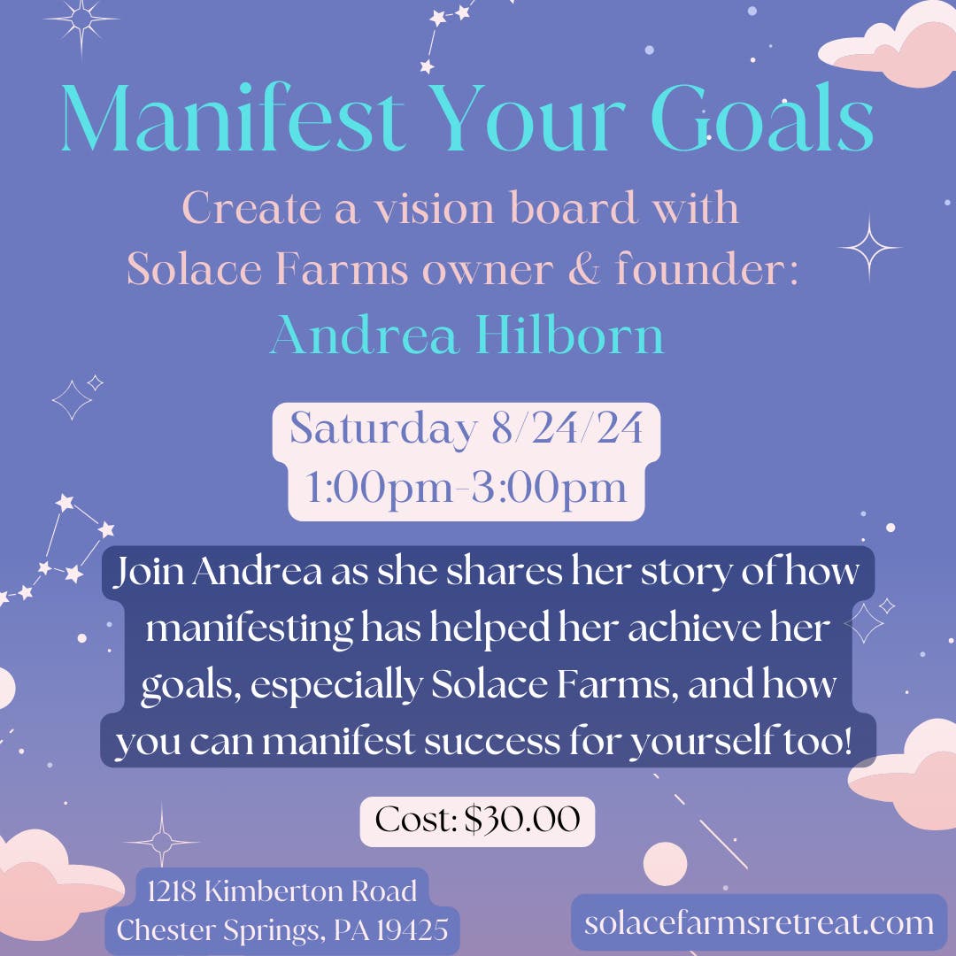 Manifest Your Goals: Vision Board Making W/Andrea