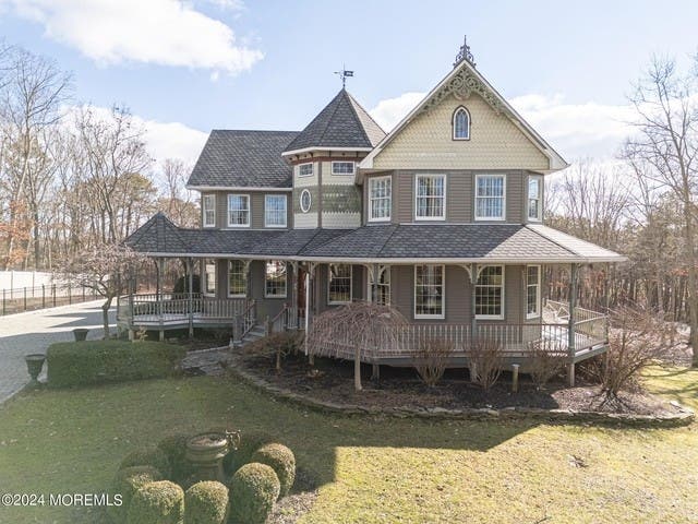 The custom-built Prospect Avenue home offers a variety of amenities inside its walls, with an open floor plan and hardwood flooring throughout.