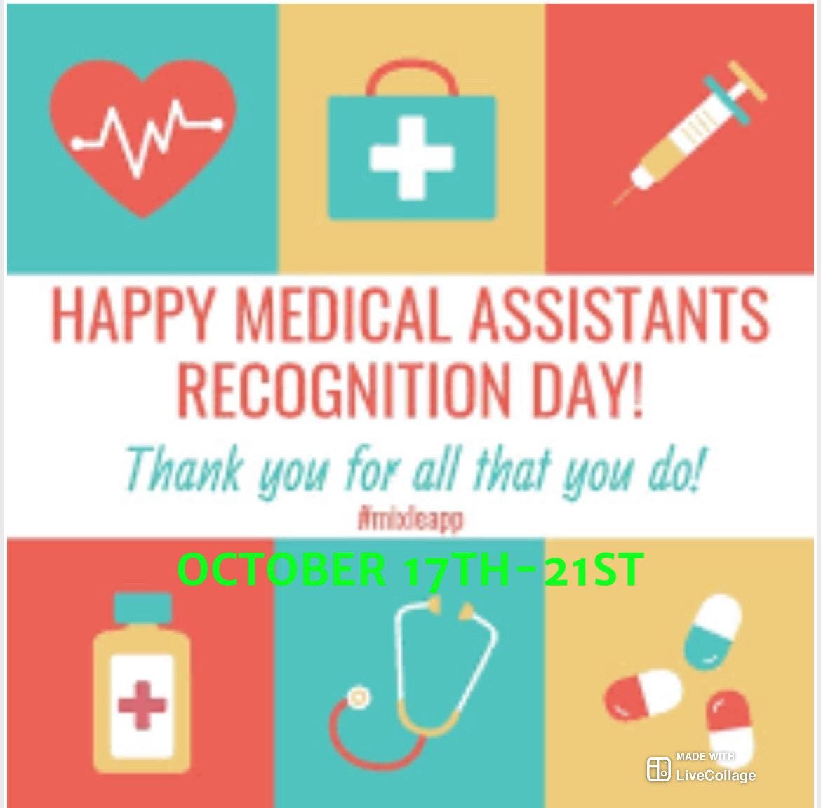 Medical assistant appreciation 