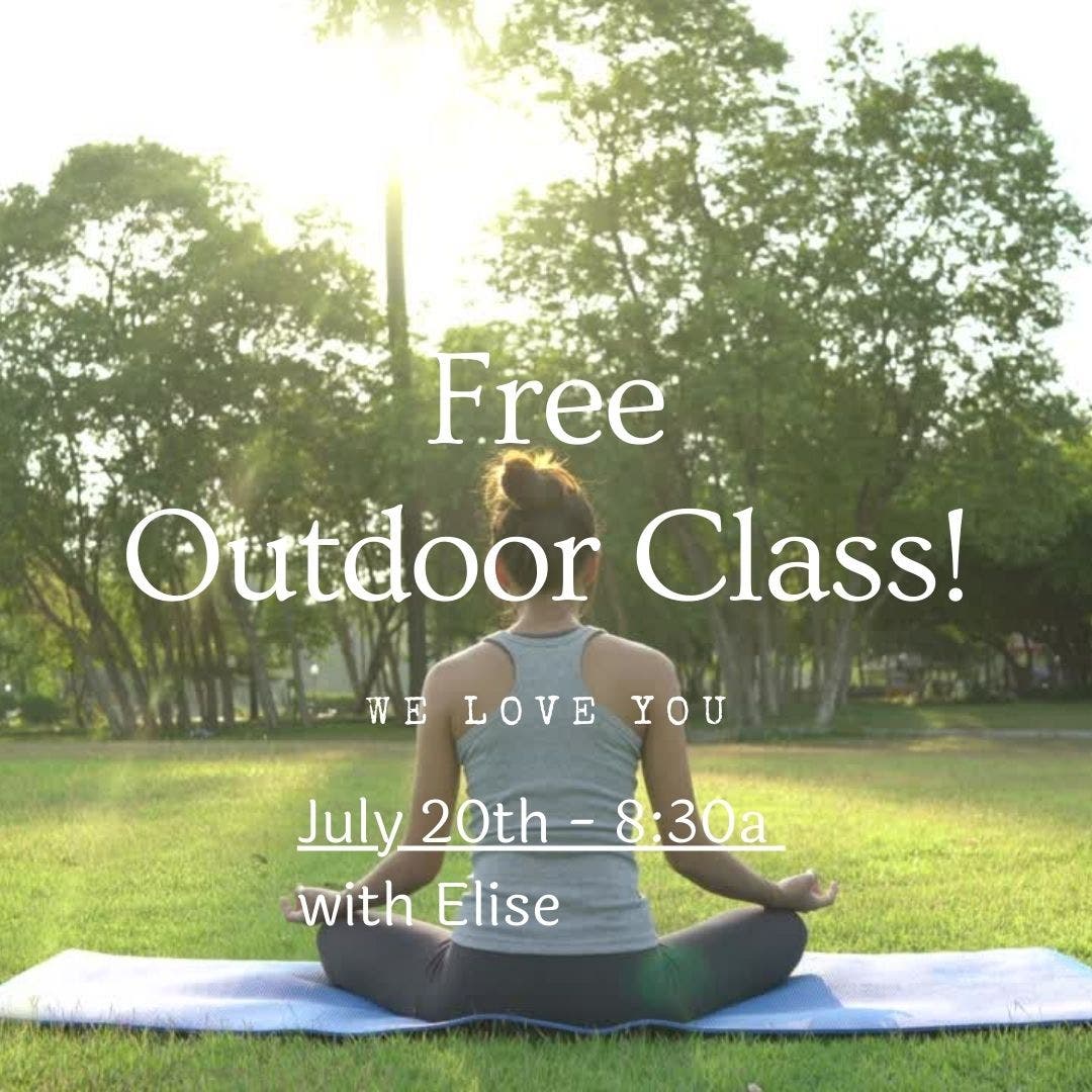 FREE Outdoor Yoga Class! 😎 @ Evolve Yoga 