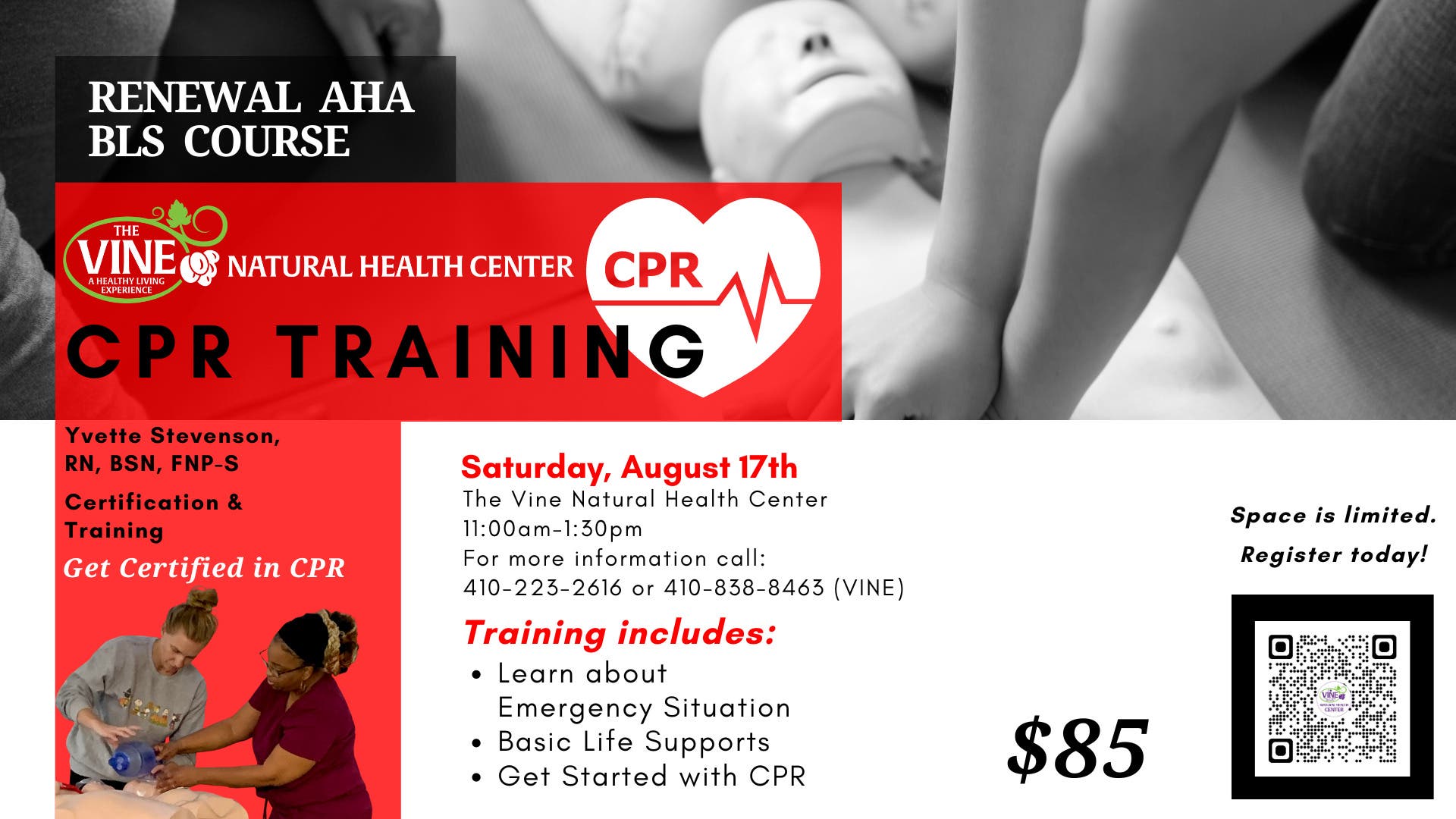 Renewal AHA BLS CPR Course