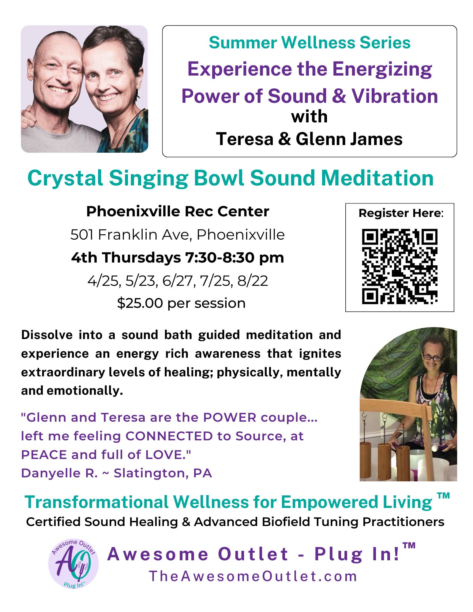 Crystal Singing Bowl Sound Immersion - Wellness Series 