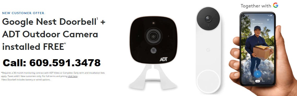 Free Doorbell n Camera with ADT*