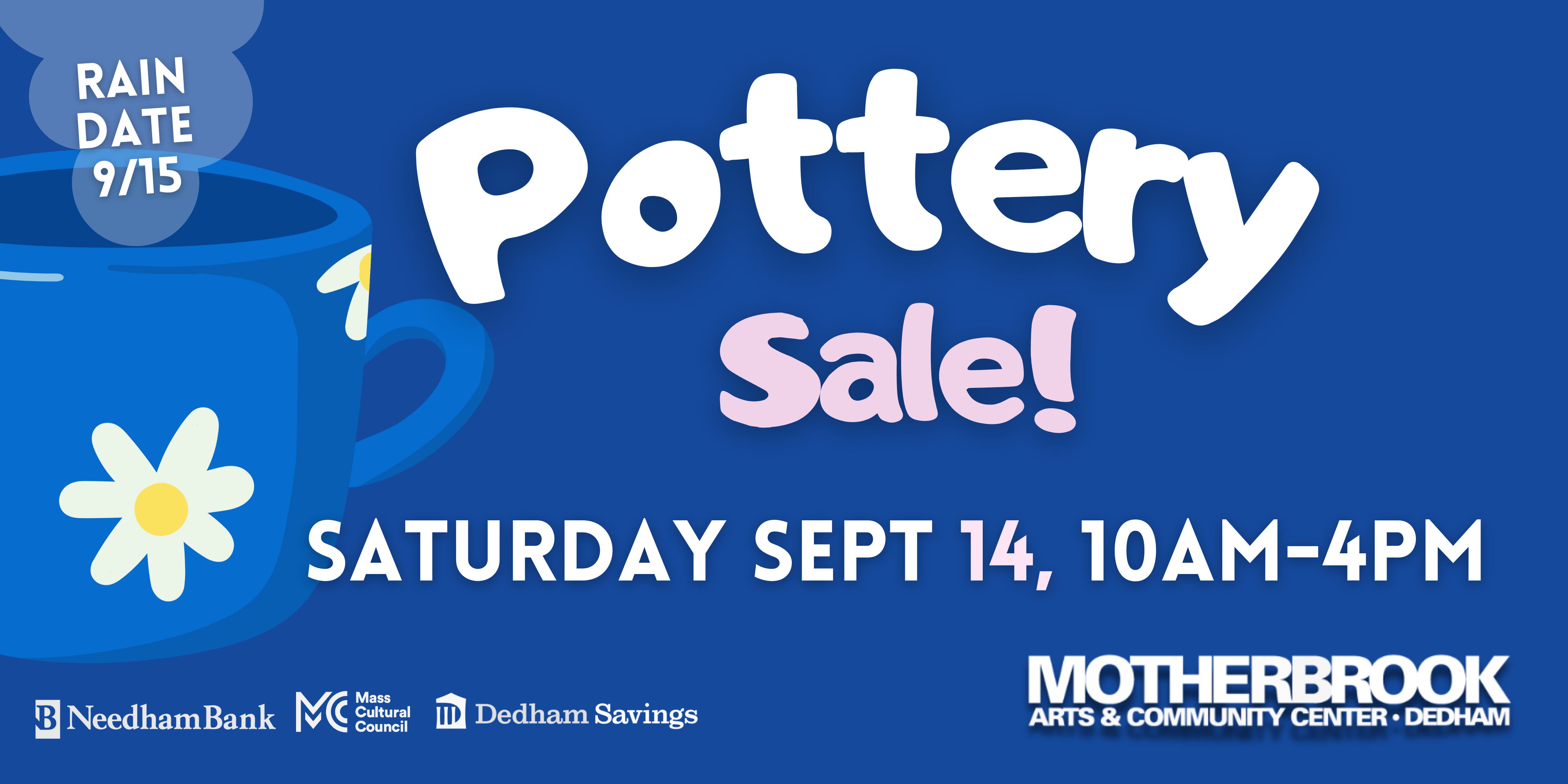 4th Annual Pottery Sale!