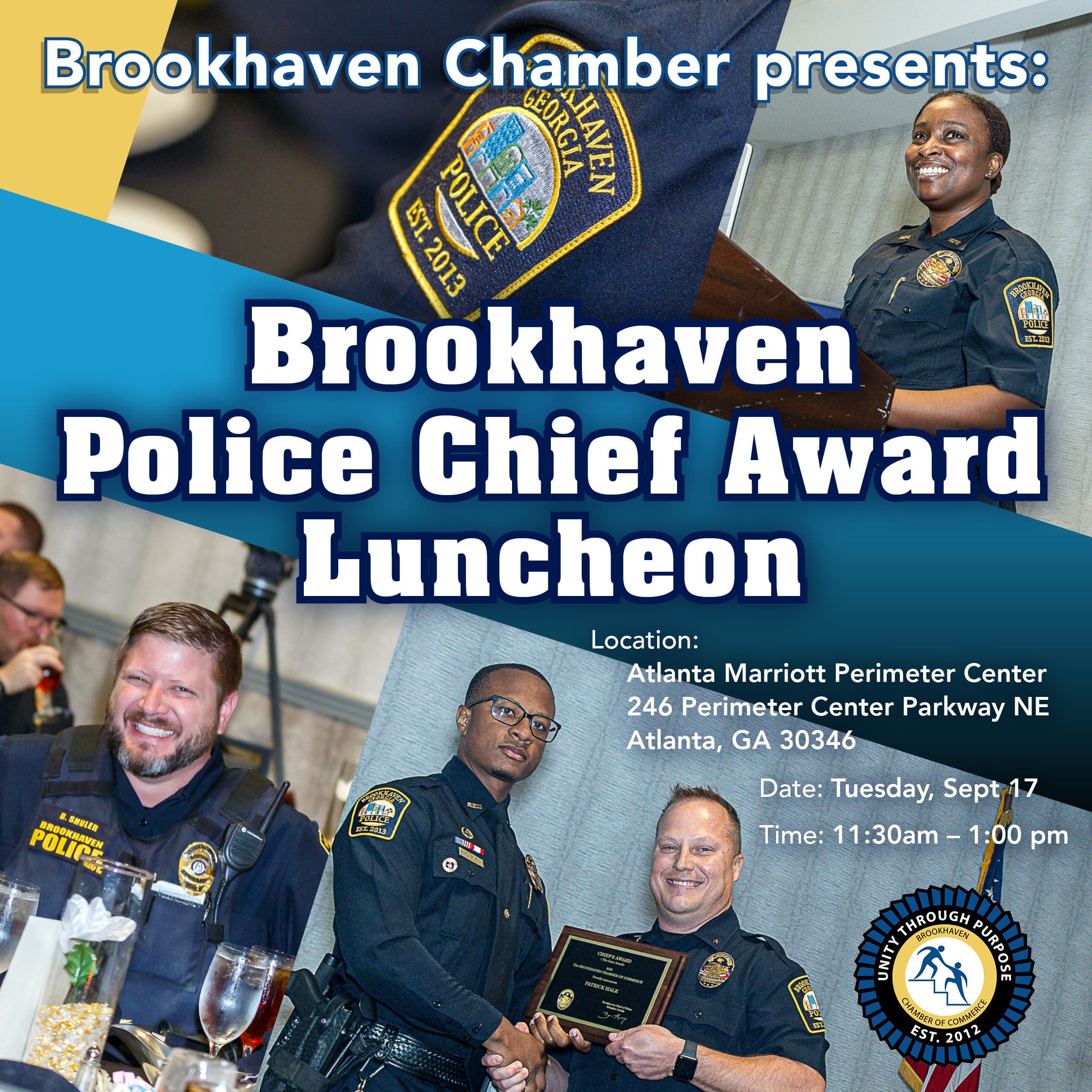 Brookhaven Police Chief Award Recognition Luncheon