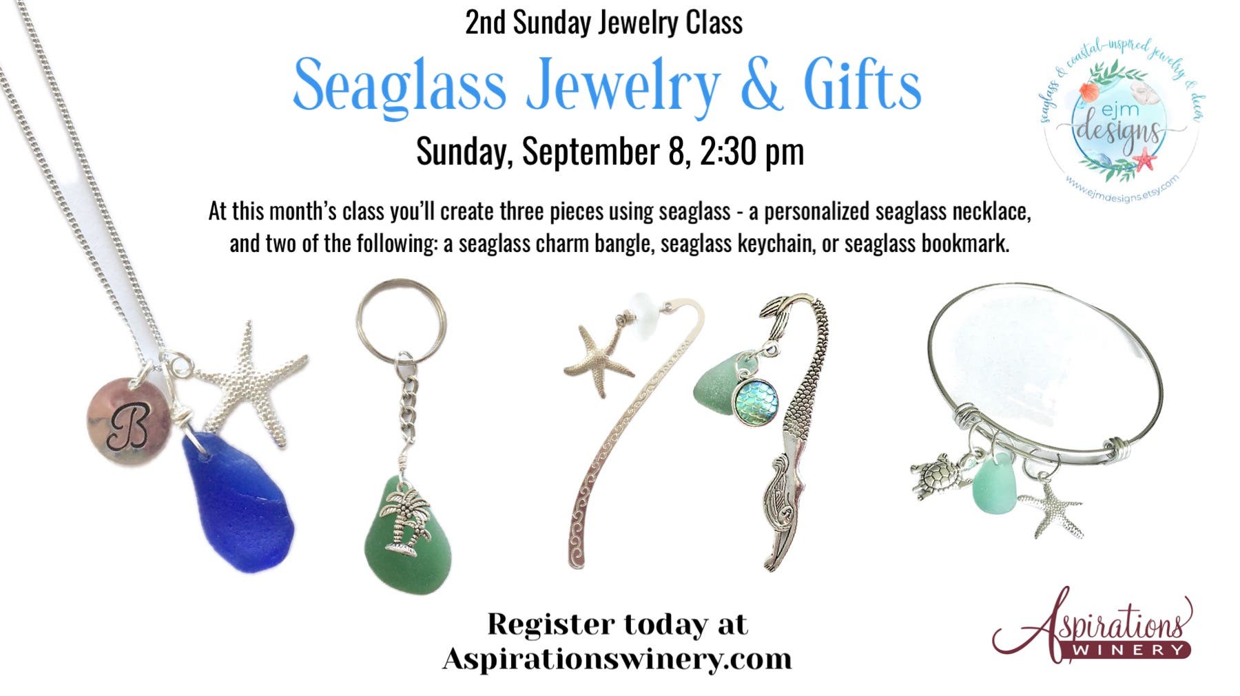 Make Your Own Jewlery Class at the Winery