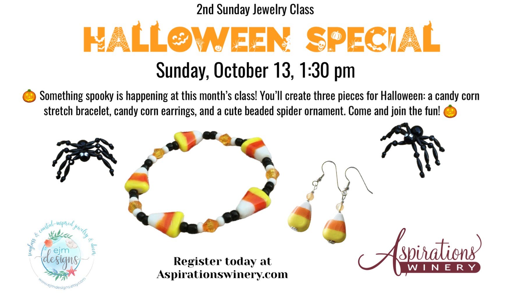 Make Your Own Jewlery Class at the Winery