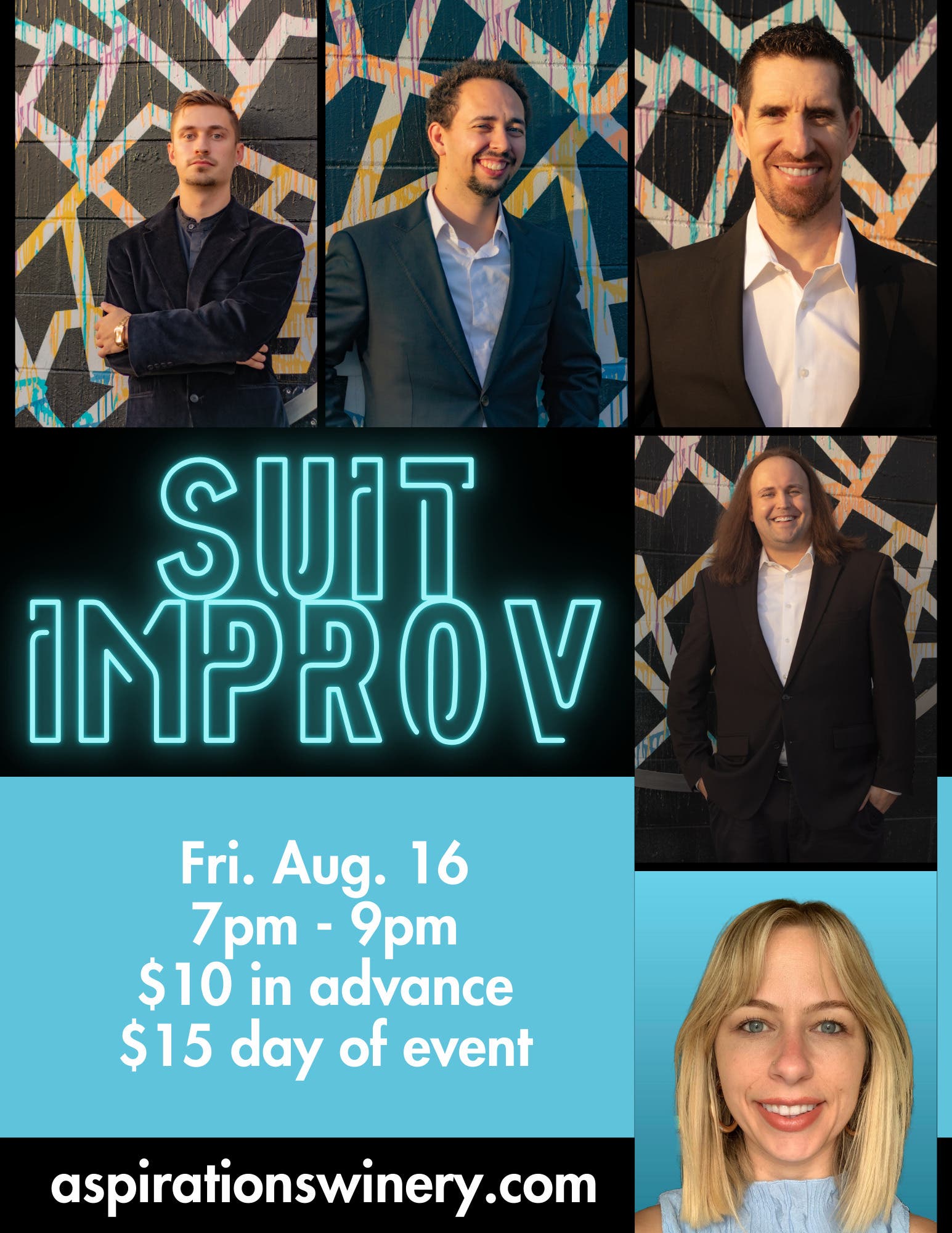 An Evening with SUIT Improv At The Winery