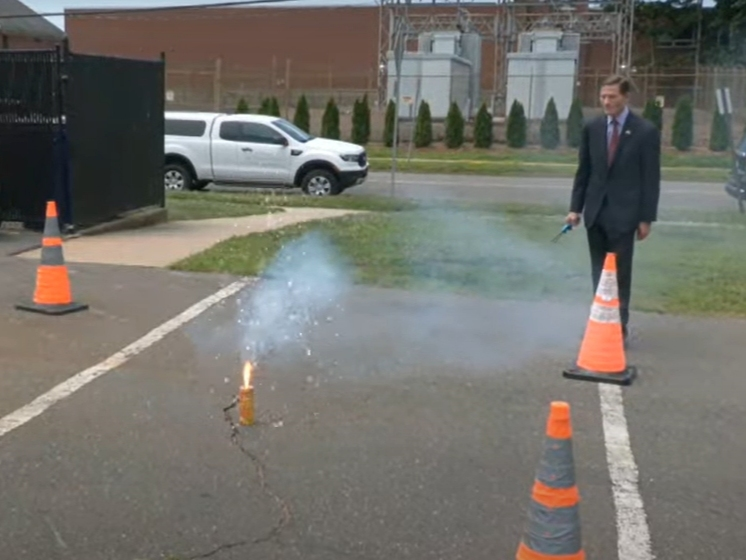 Blumenthal Sets Off Fireworks, Unveils Federal Safety Grants