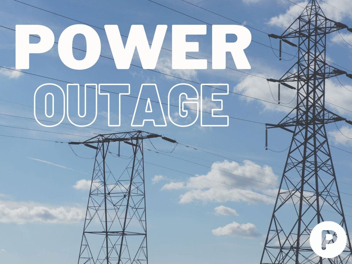 The Collinsville section of Canton Wednesday is being affected by a power outage as crews work to replace a transformer.