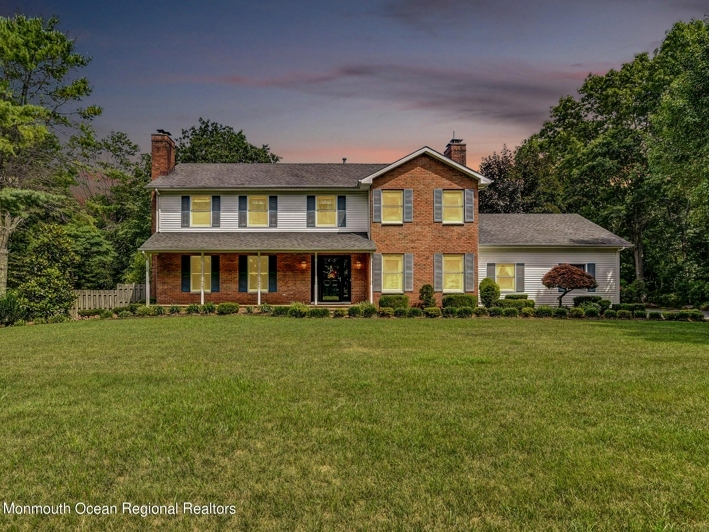 Nestled in a country setting, this home at 2839 Lakewood Allenwood Road has an inground saltwater pool. 