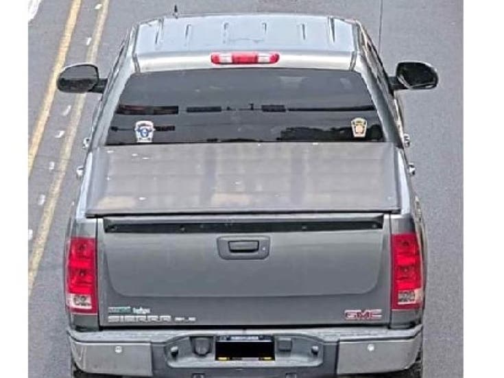 This truck was reported stolen from a township driveway on July 25.