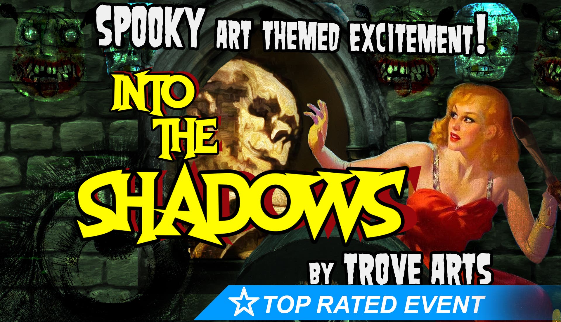 INTO THE SHADOWS | Spooky Art-Themed Event in a Secret Art Parlour!