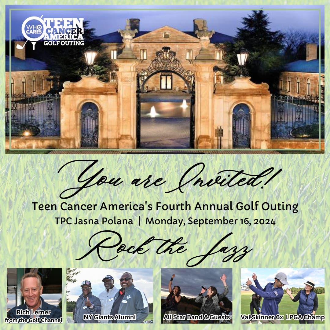 Teen Cancer America's Fourth Annual Golf Outing - Rock the Jazz!