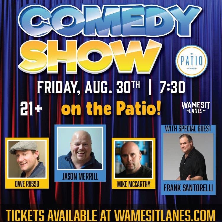 Comedy Night on The Patio at Wamesit Lanes