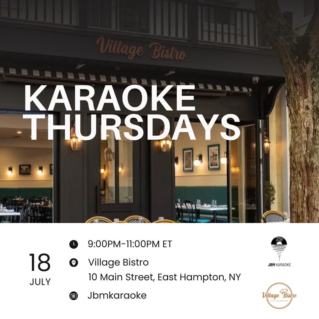 Village Bistro Thursday Night Karaoke 