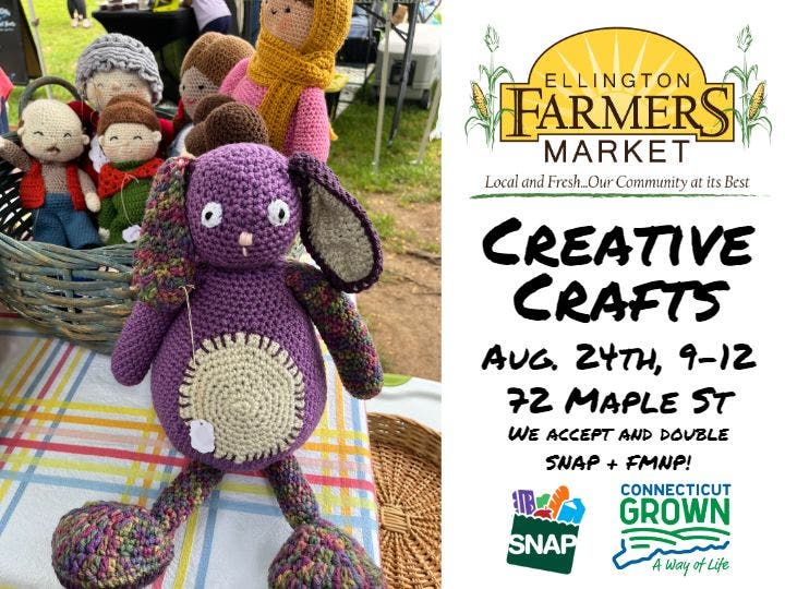 Creative Crafts at the Ellington Farmers Market