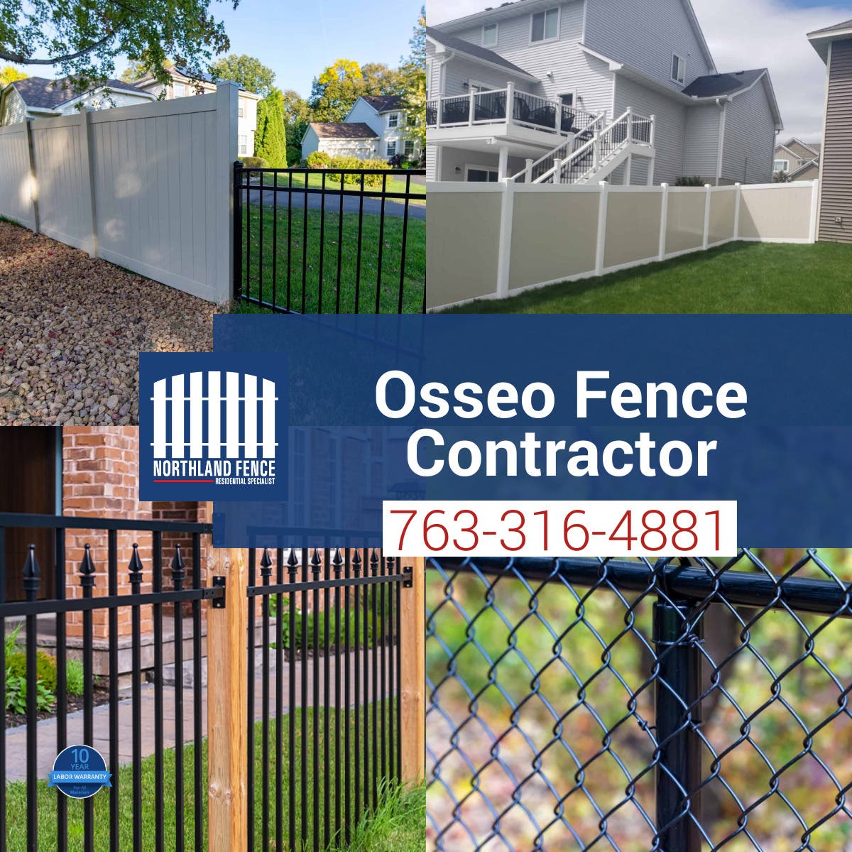 Fence Installation Contractor at Osseo - Northland Fence