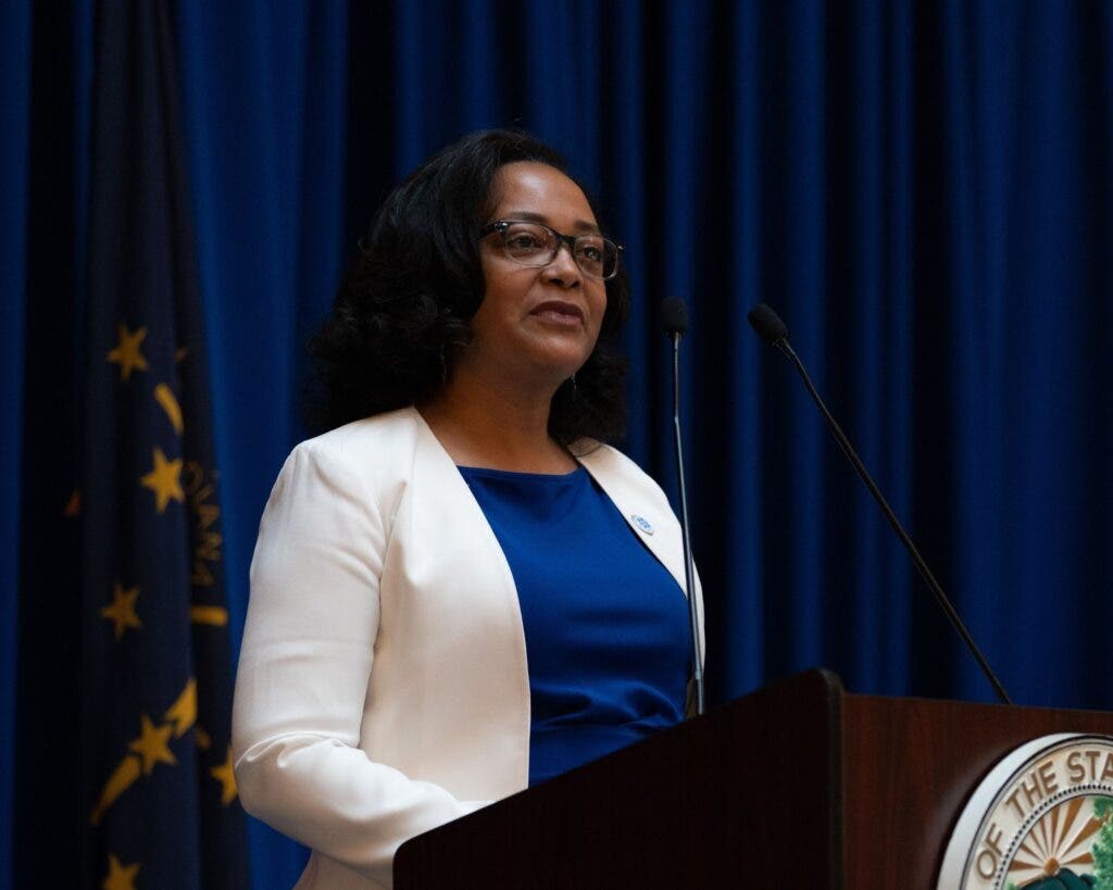 Indiana Department of Child Services director Terry Stigdon will step down from the agency. 