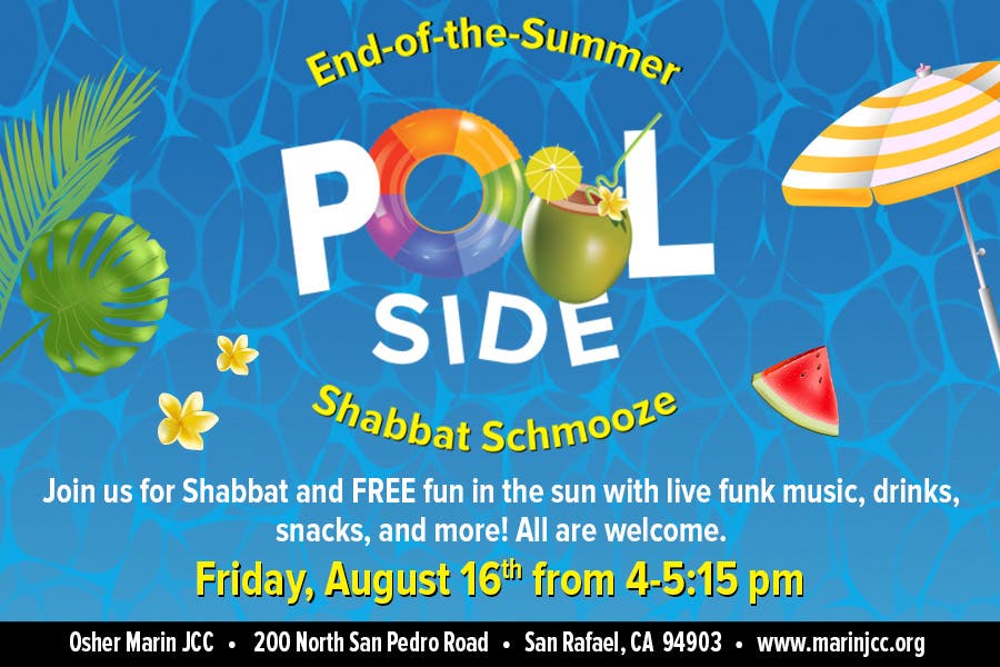 End-of-the-Summer Poolside Shabbat Schmooze