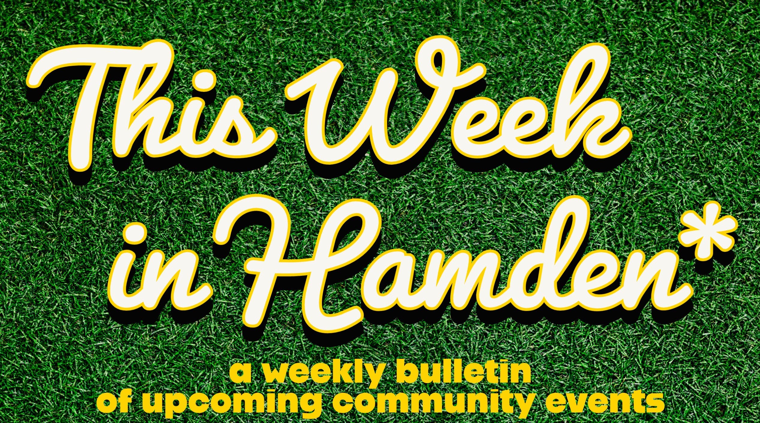 This Week in Hamden