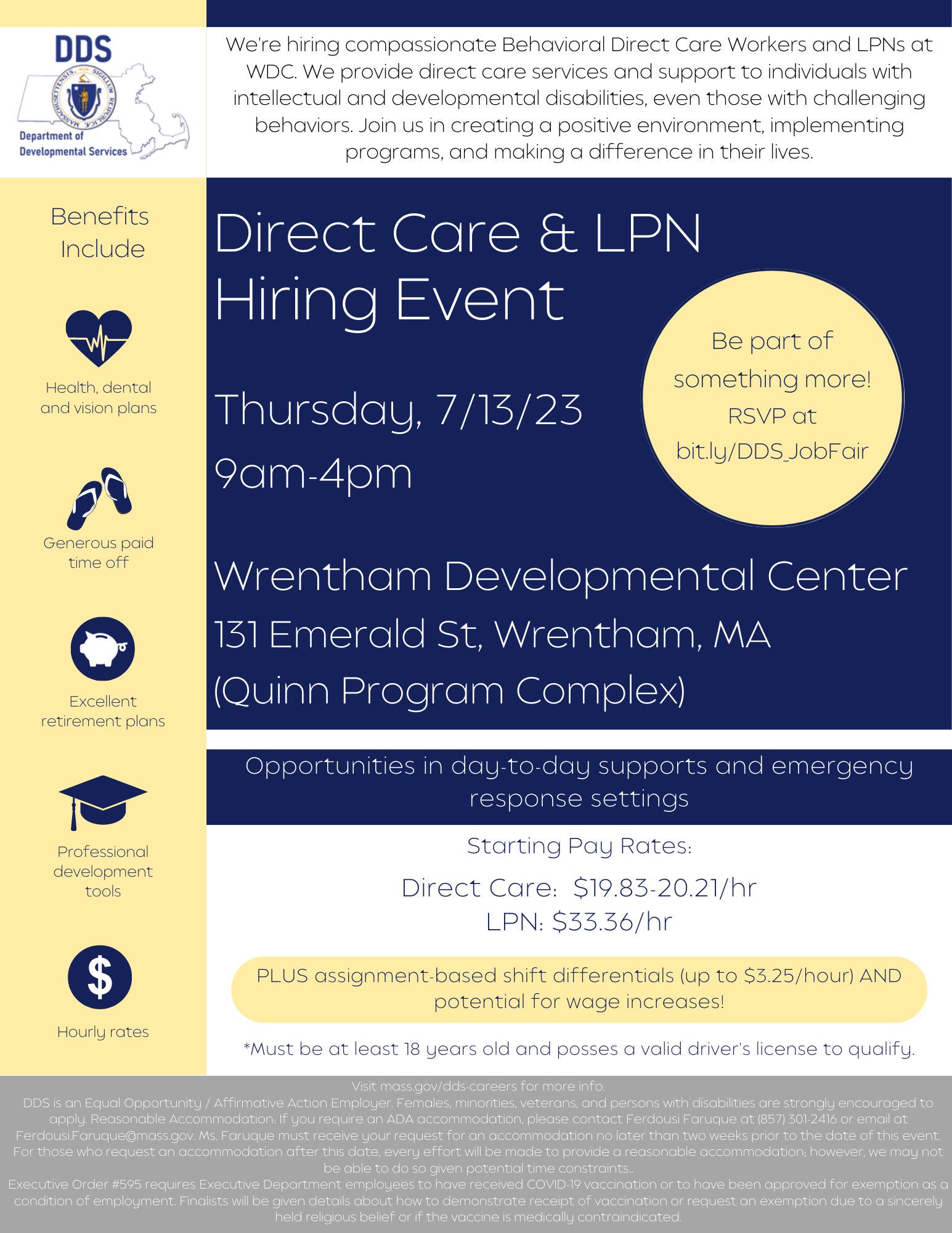 HIRING EVENT: Direct Care & LPN